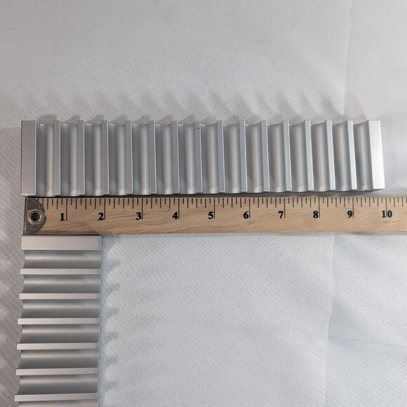 Compakt CD Holder Michael Santella Dibis Silver Retro Extruded Aluminum Vintage - Picture 11 of 11